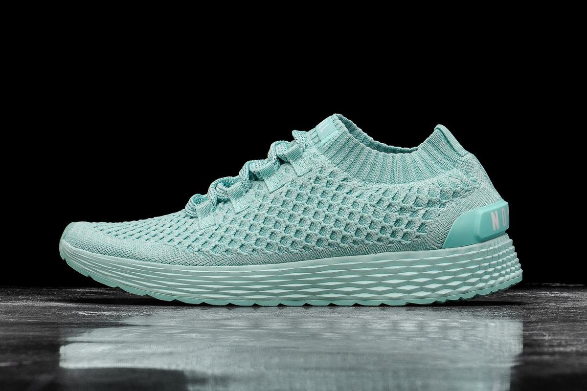 Nobull Knit Runner Men's Running Shoes Light Turquoise | Australia (HG1807)